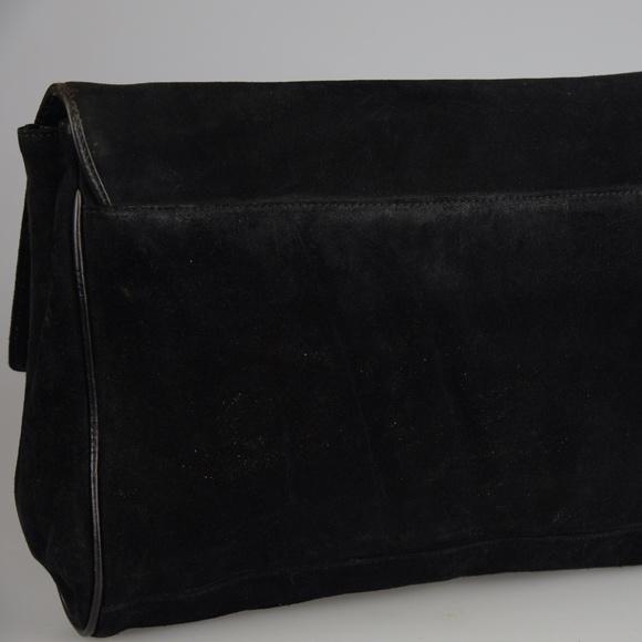 Vintage Antonio Scepi Bonwit Teller Suede Clutch - Picture 4 of 8